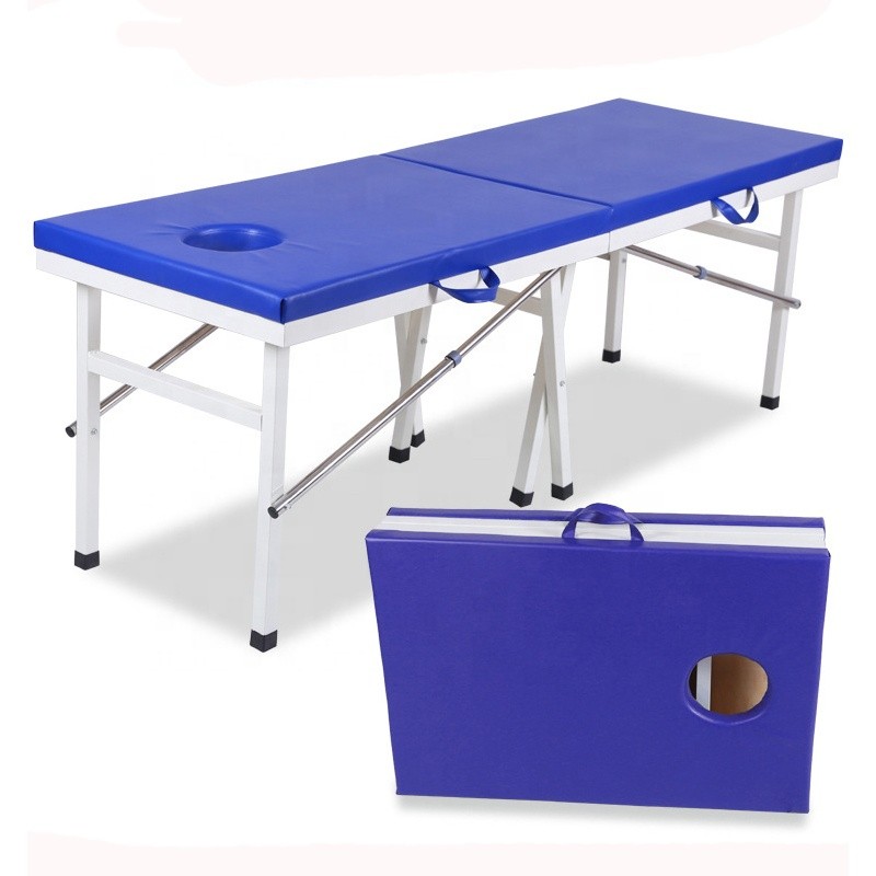 Folding Portable Steel made hand-held Physiotherapy bed